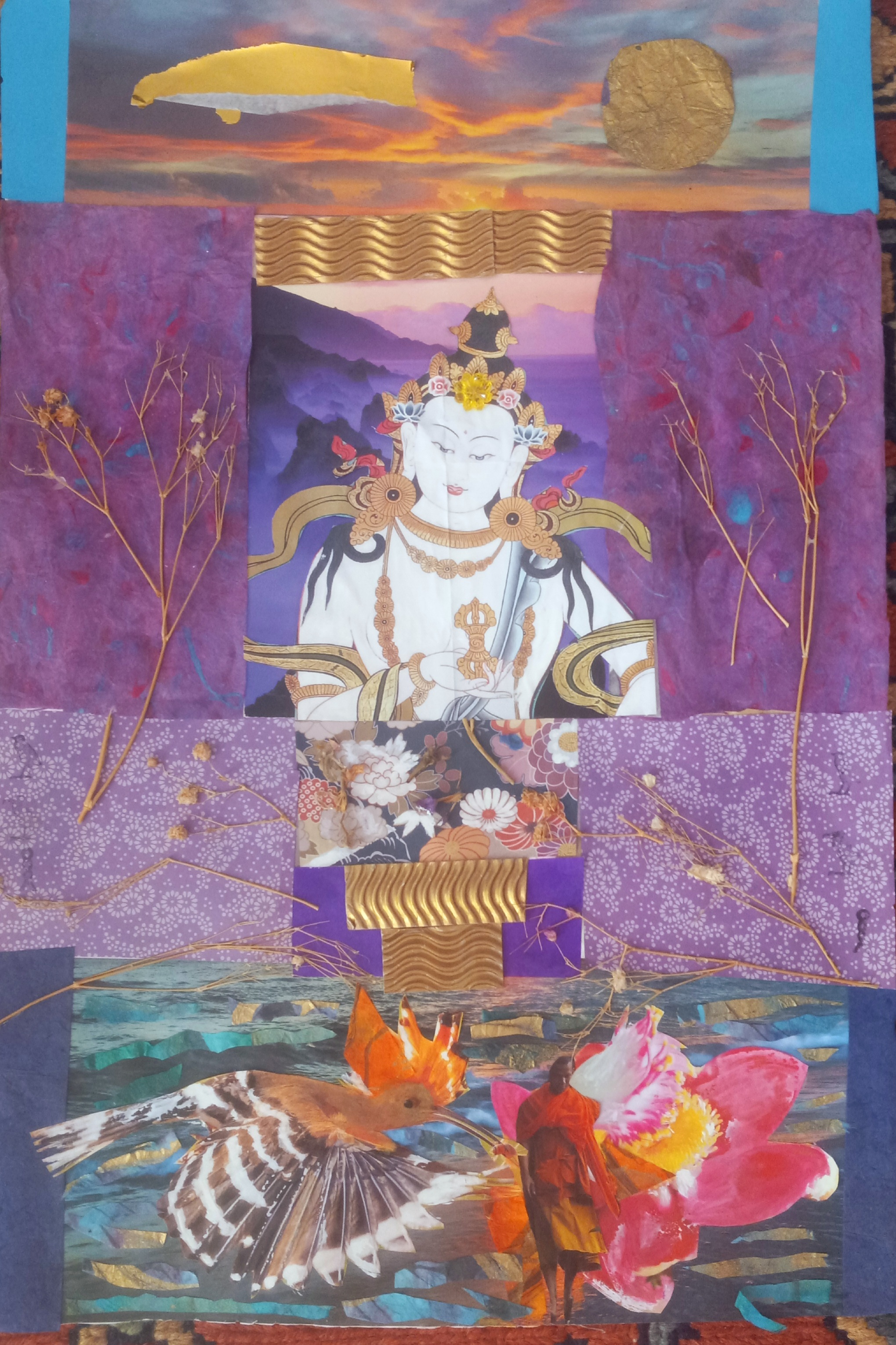 Blue Tara in Golden Light