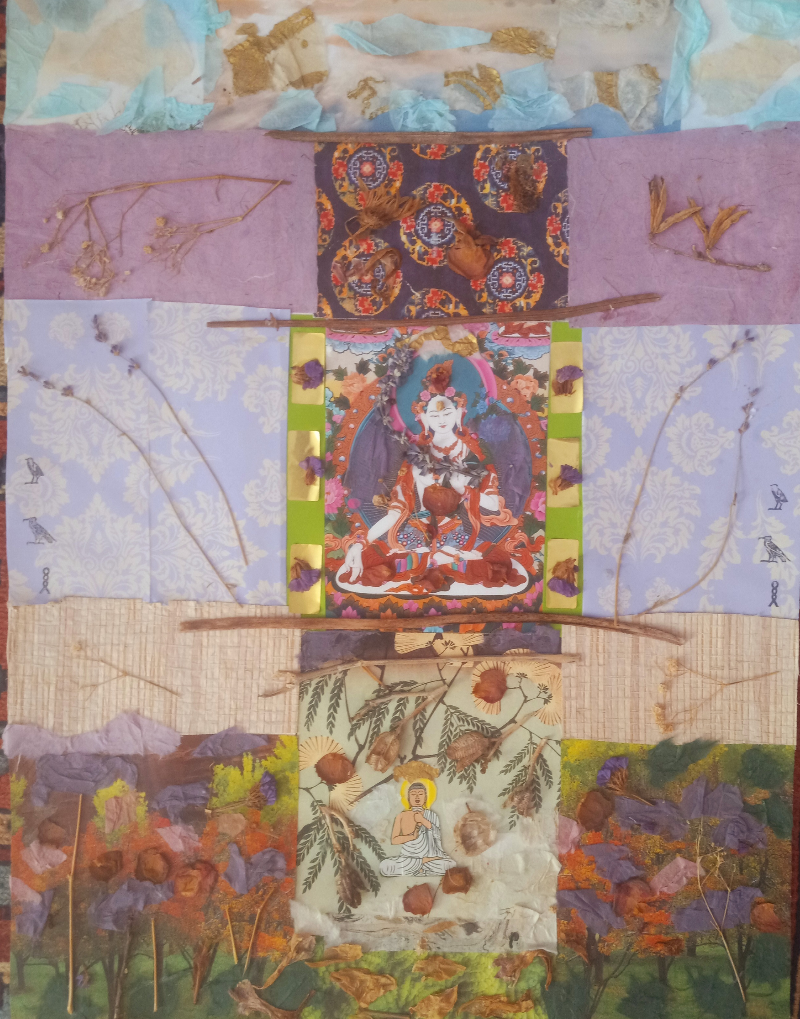 Buddha and the Hummingbirds